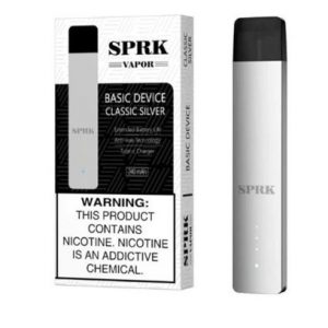 SPRK VAPE V4 DEVICE CLASSIC SILVER